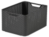 Black Wicker Basked with handles €19.95